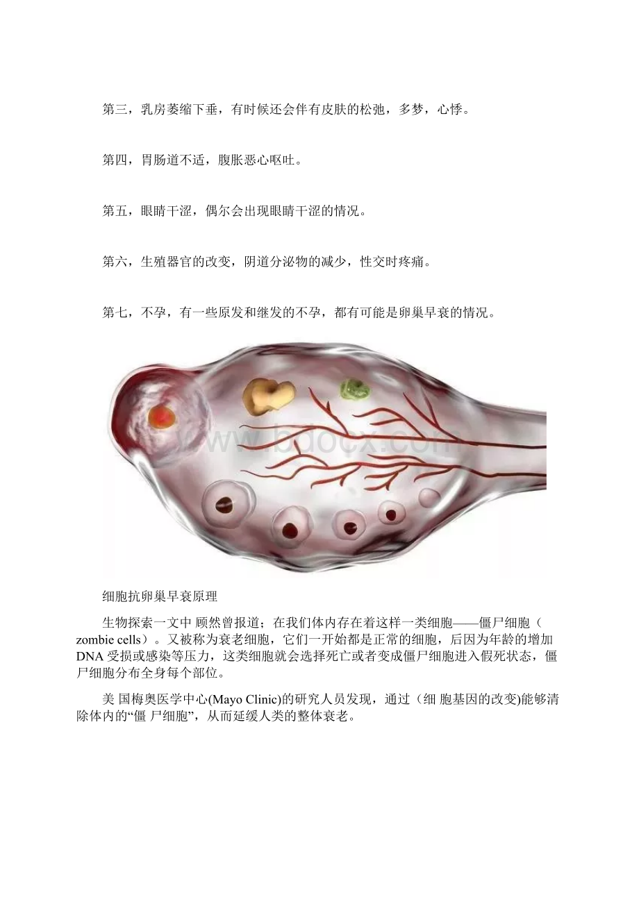 7个症状暗示卵巢早衰女性卵巢早衰的危害不容忽视赶紧检查下Word文档下载推荐.docx_第2页