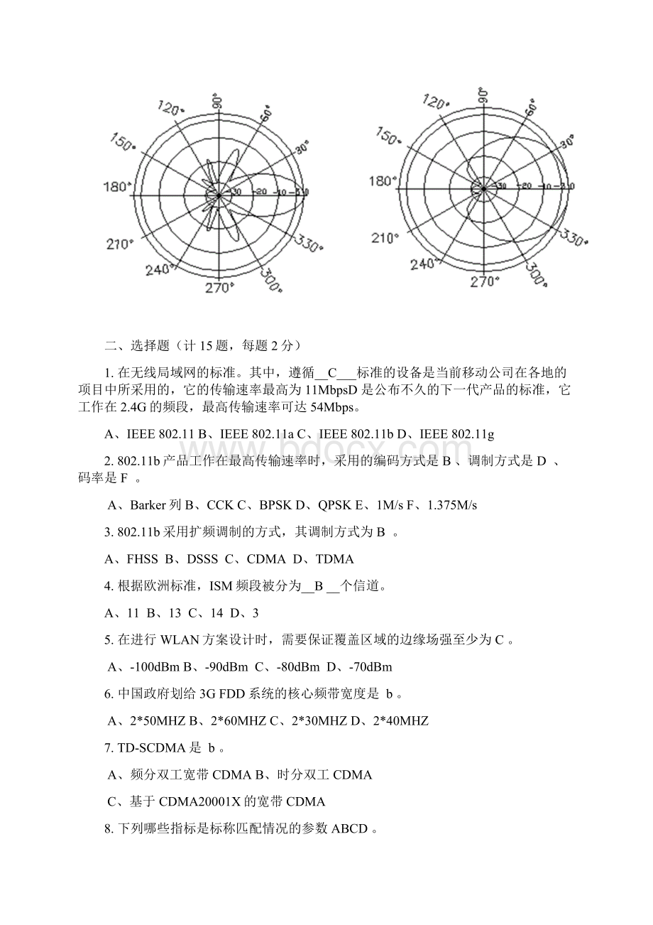 WLAN练习题及答案.docx_第2页