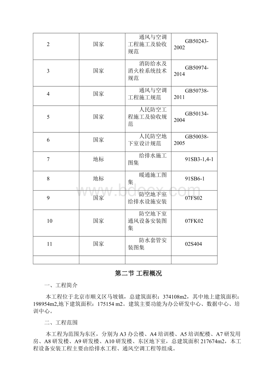 设备专业预留预埋施工方案课案.docx_第2页