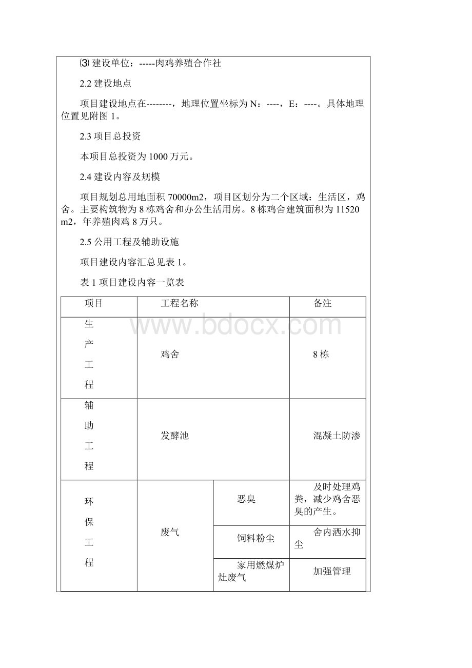 肉鸡养殖合作社环境影响评价报告表Word下载.docx_第3页