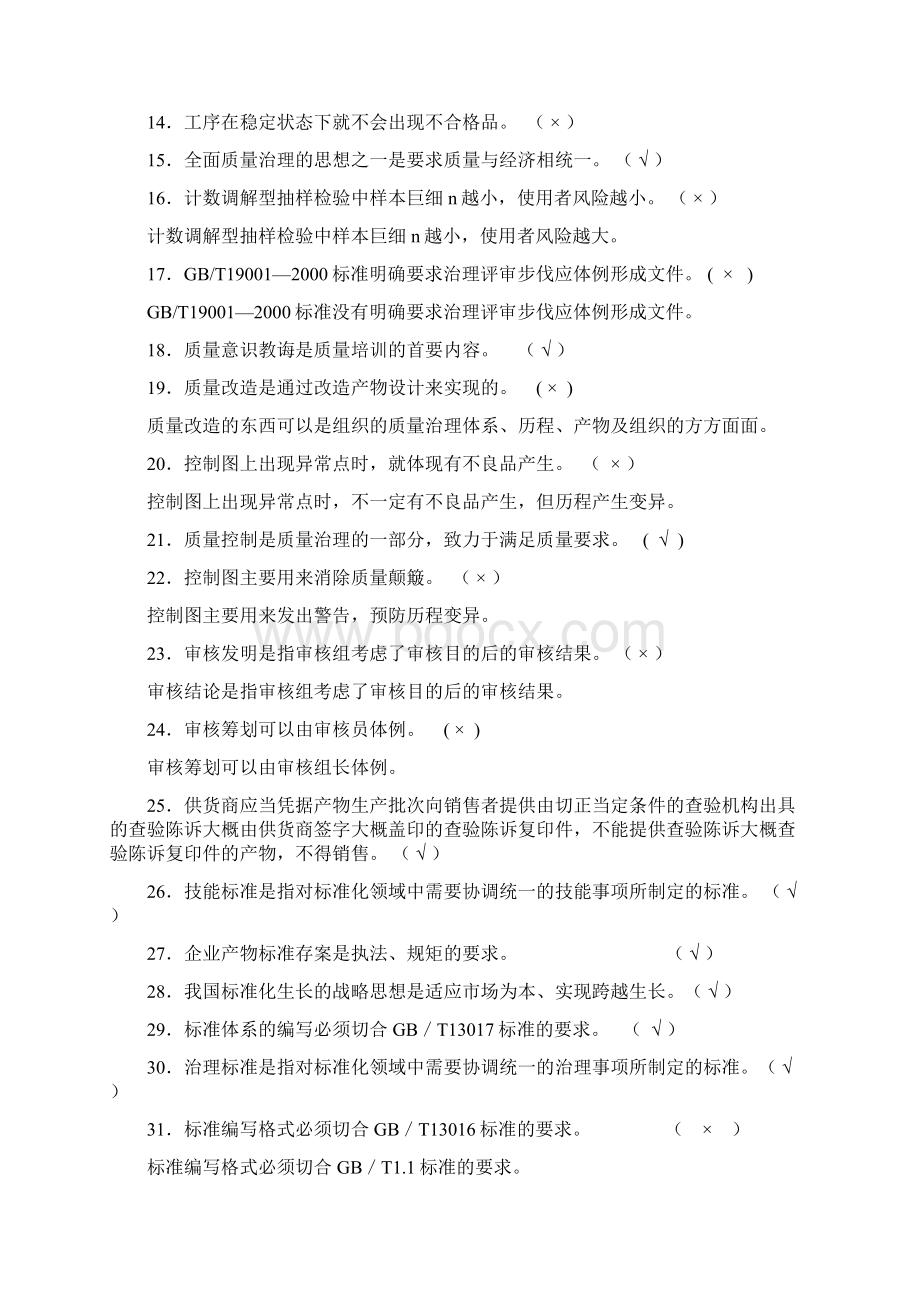 生产现场管理知识竞赛试题库.docx_第2页