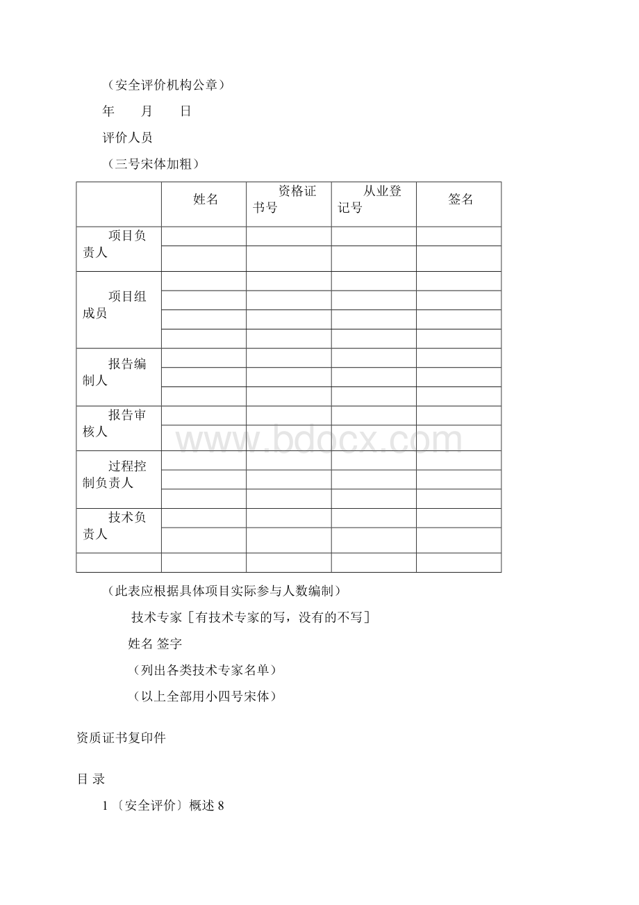 安全预评价报告1文档格式.docx_第2页