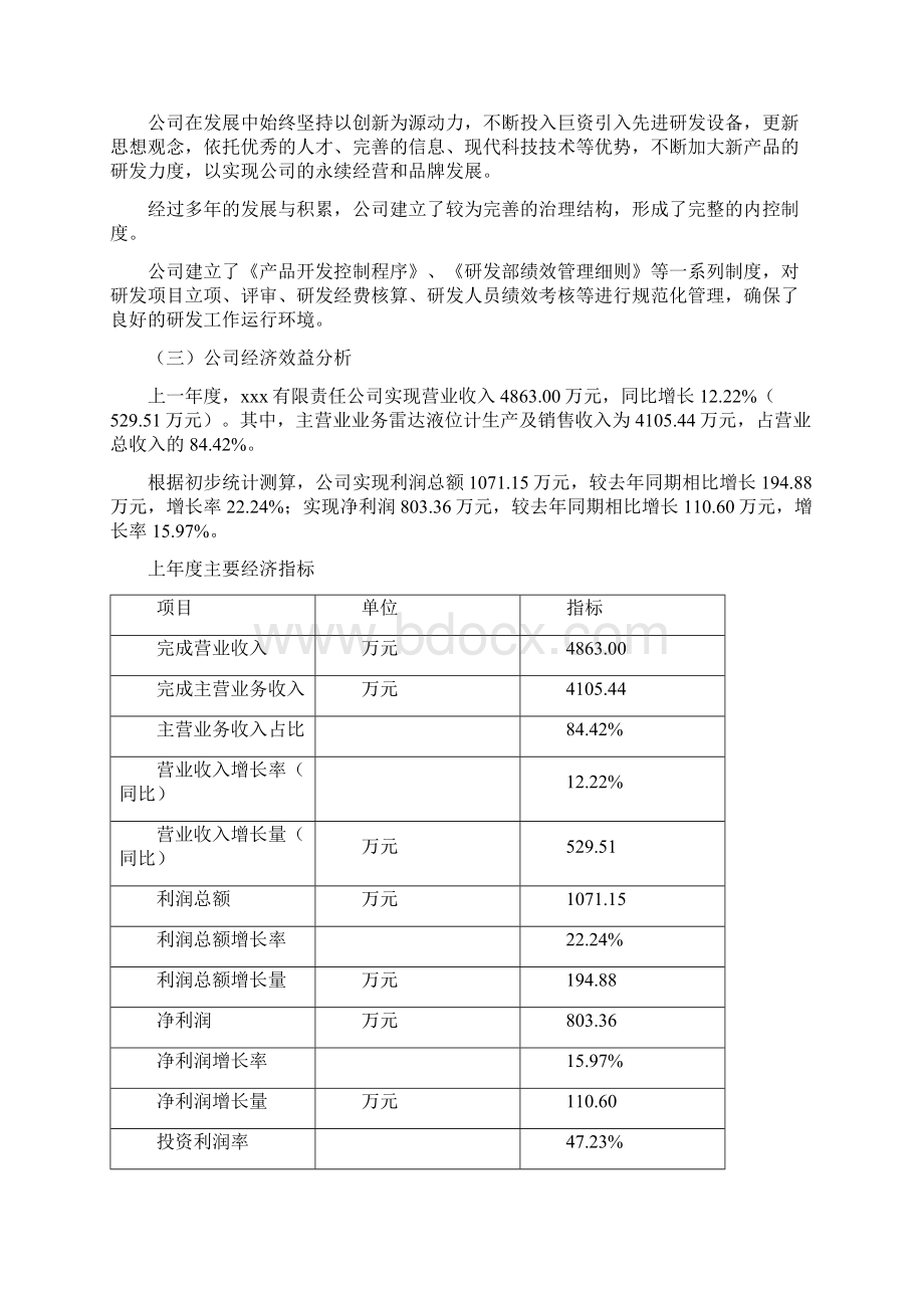 雷达液位计项目可行性研究报告Word下载.docx_第2页