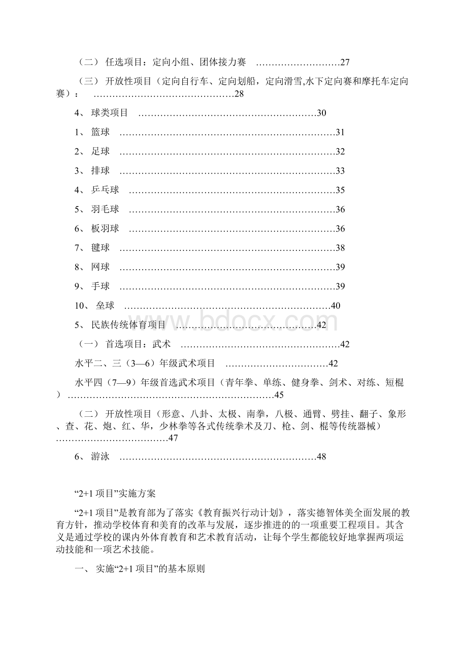 体育艺术2+1考核标准体育类知识材料.docx_第2页