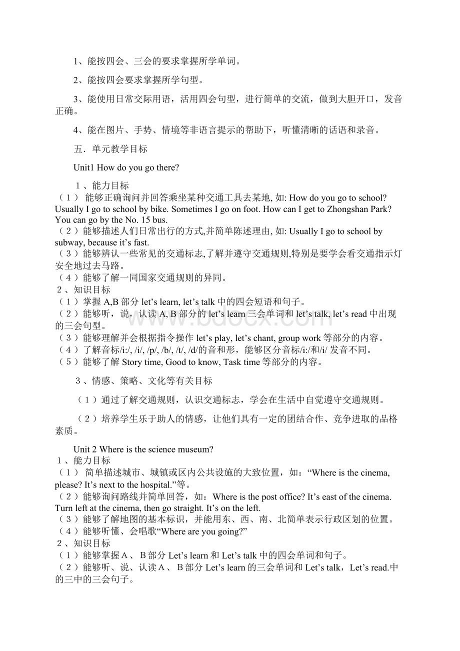 六年级下册英语教学计划.docx_第2页