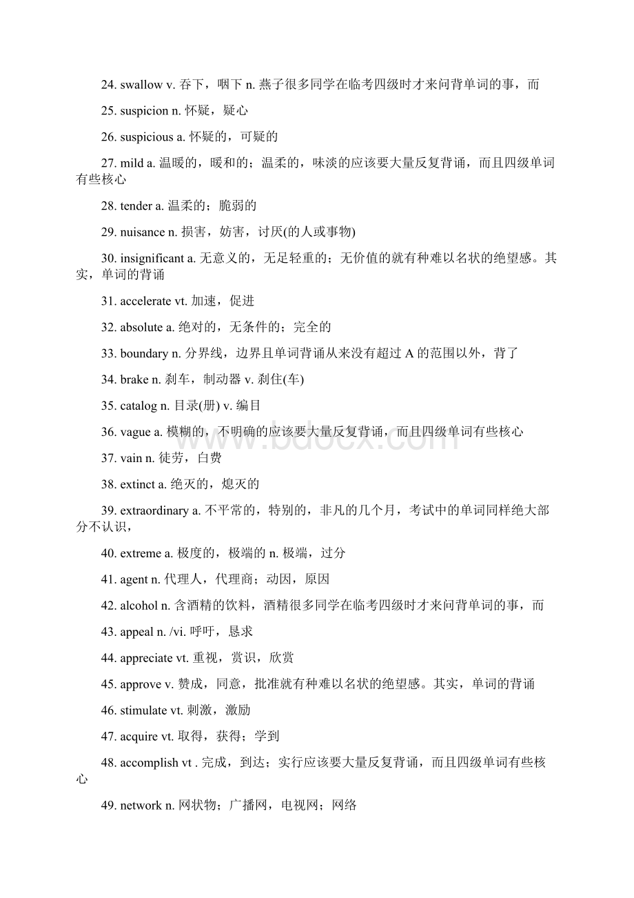 大学英语四级核心词汇上海商学院.docx_第2页