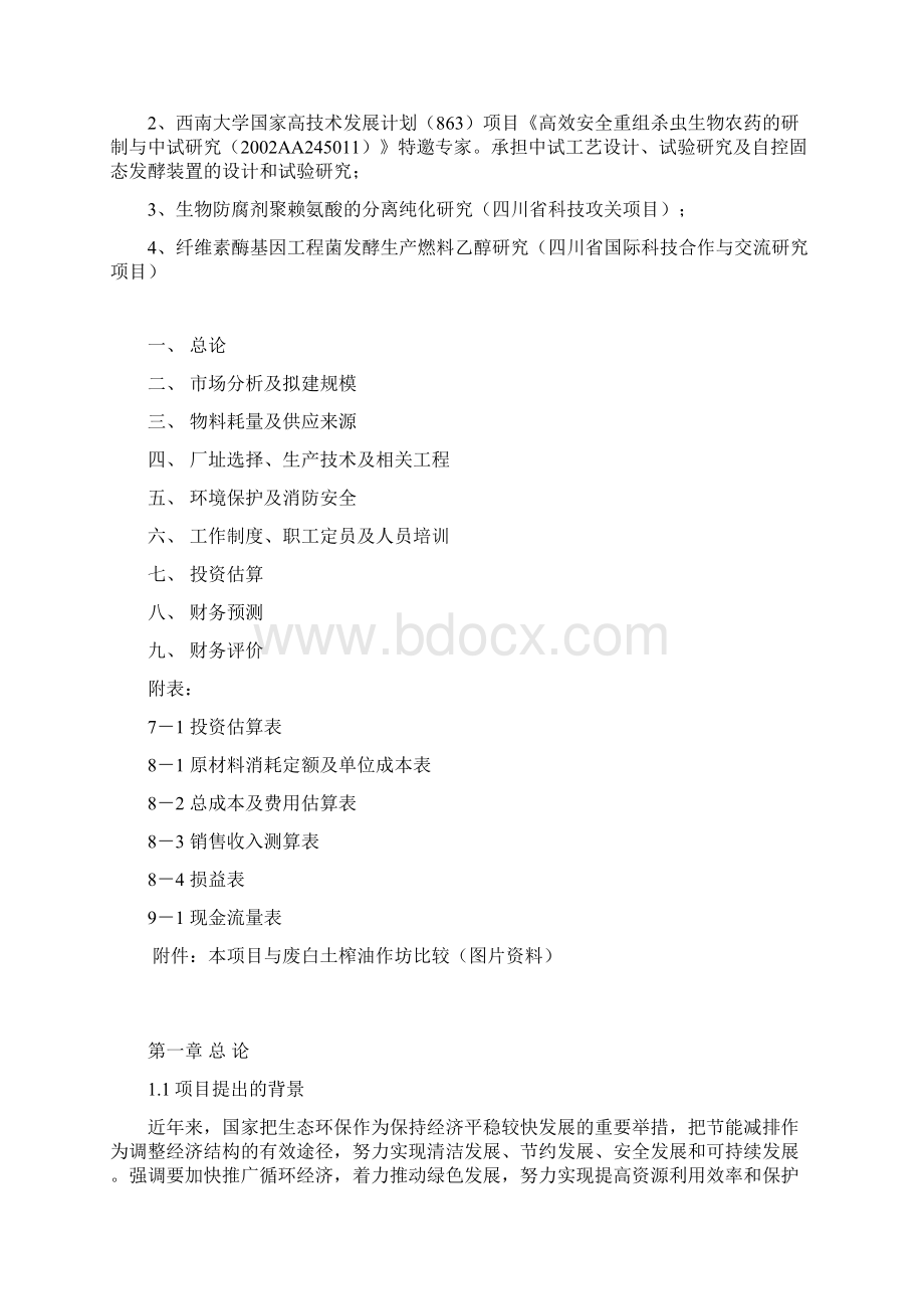 油脂脱色废白土综合利用可行性研究报告Word文档下载推荐.docx_第2页