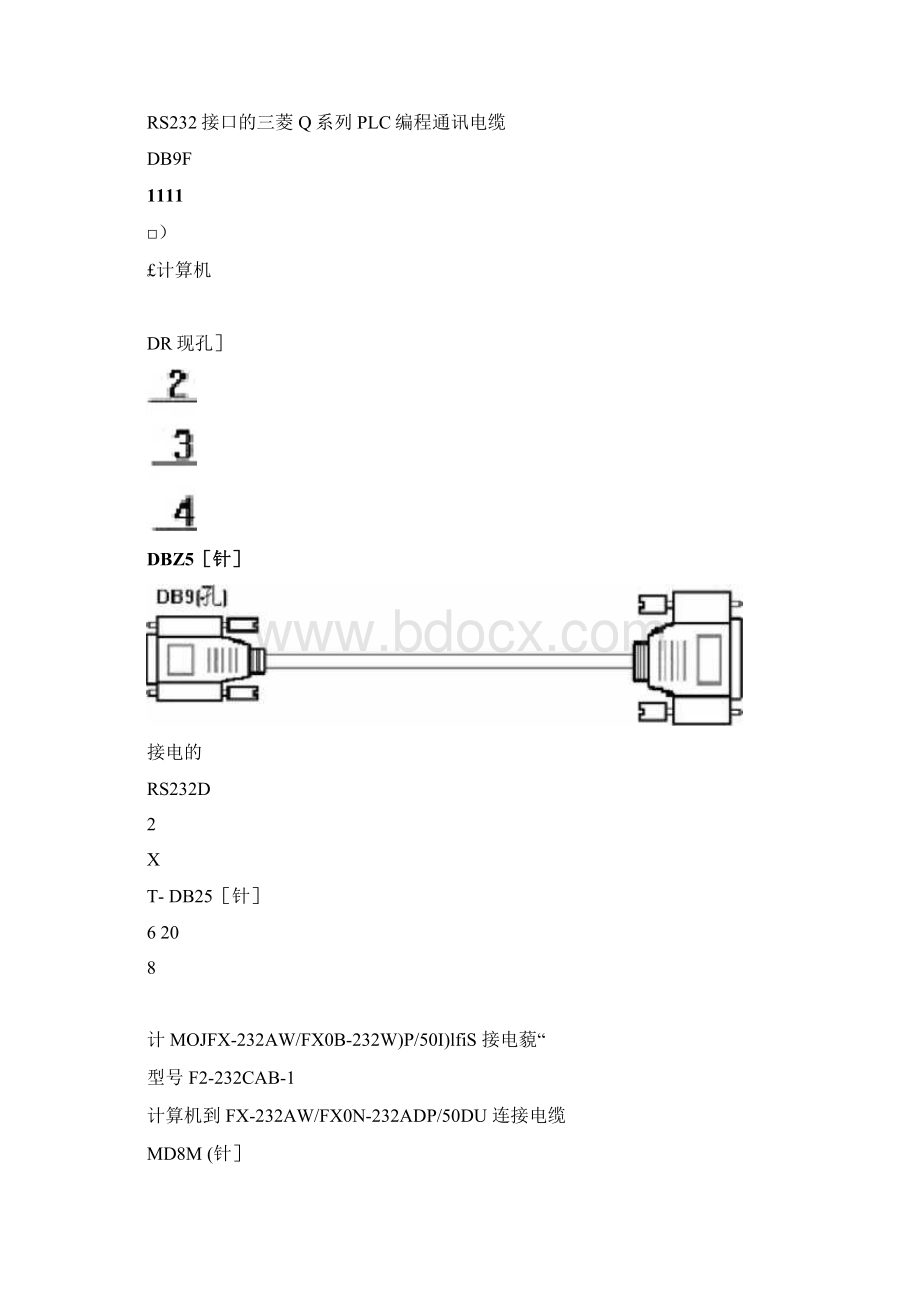 三菱PLC各种连接线制作手册Word文档格式.docx_第2页