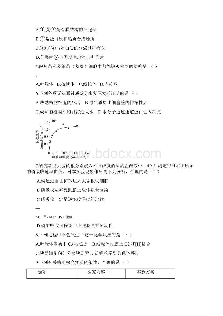 北京市海淀区高三期中考试生物含答案Word文档下载推荐.docx_第2页