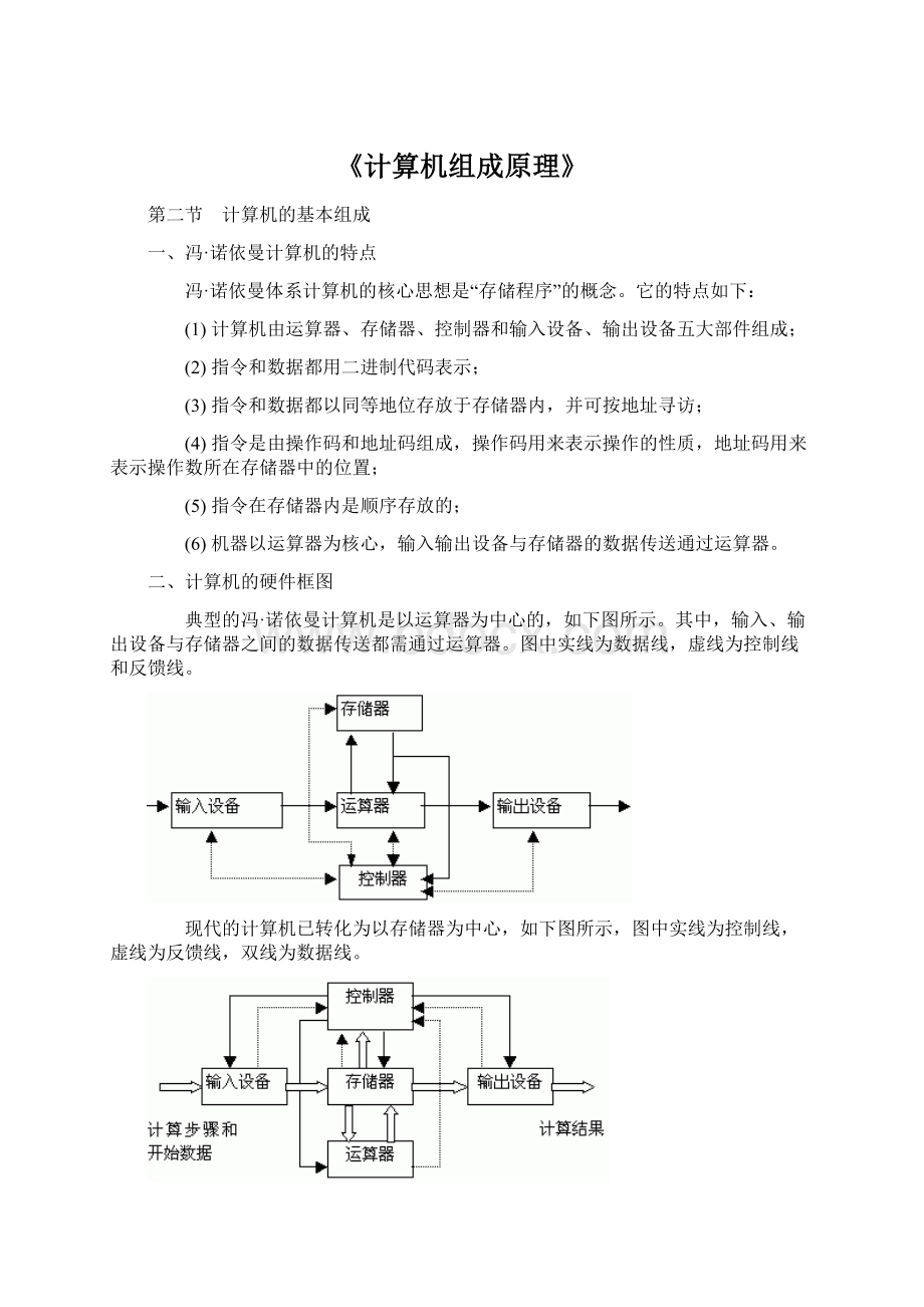 《计算机组成原理》.docx