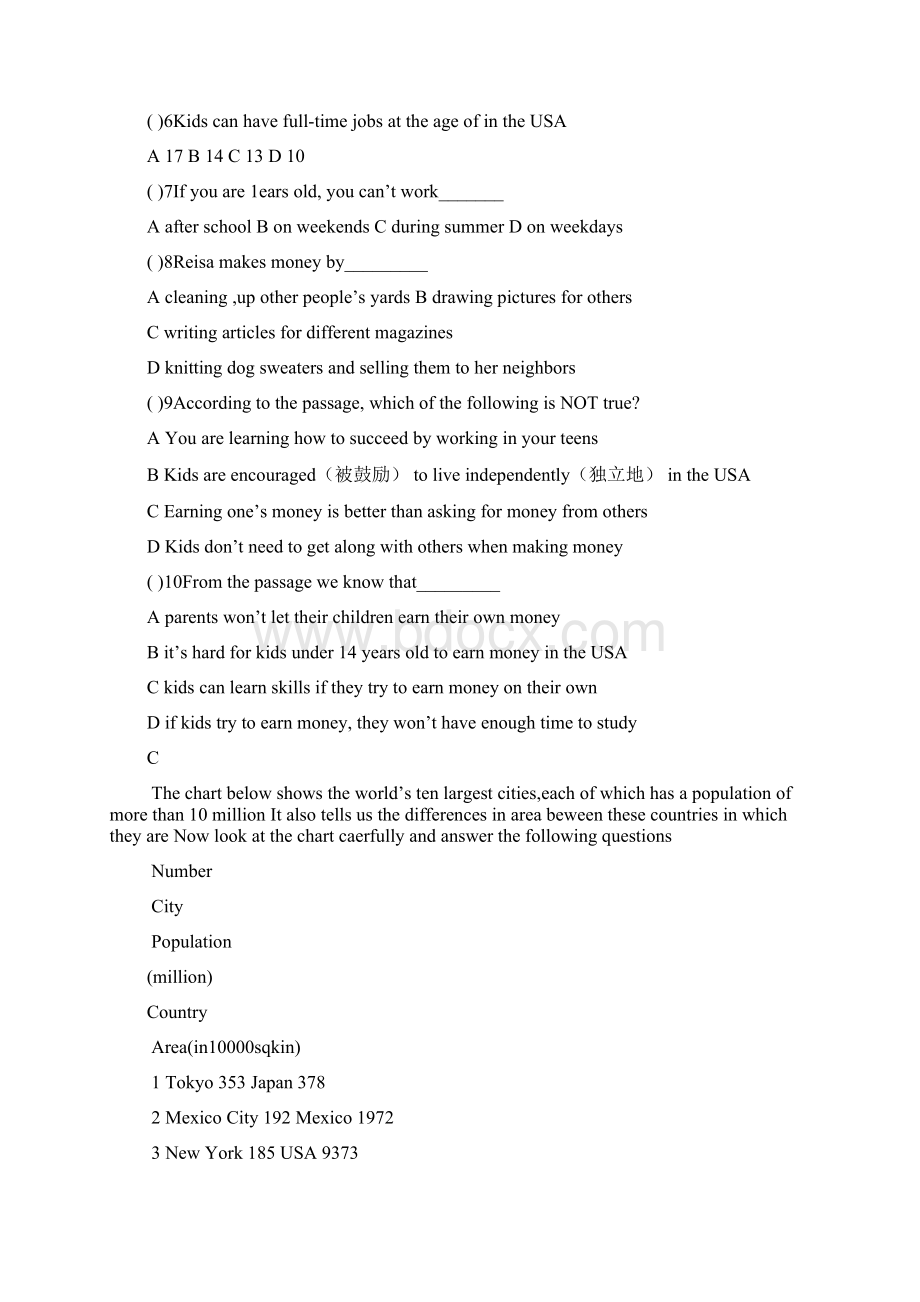 初二英语试题精选初二下册英语期中试题人教版带答案Word下载.docx_第3页