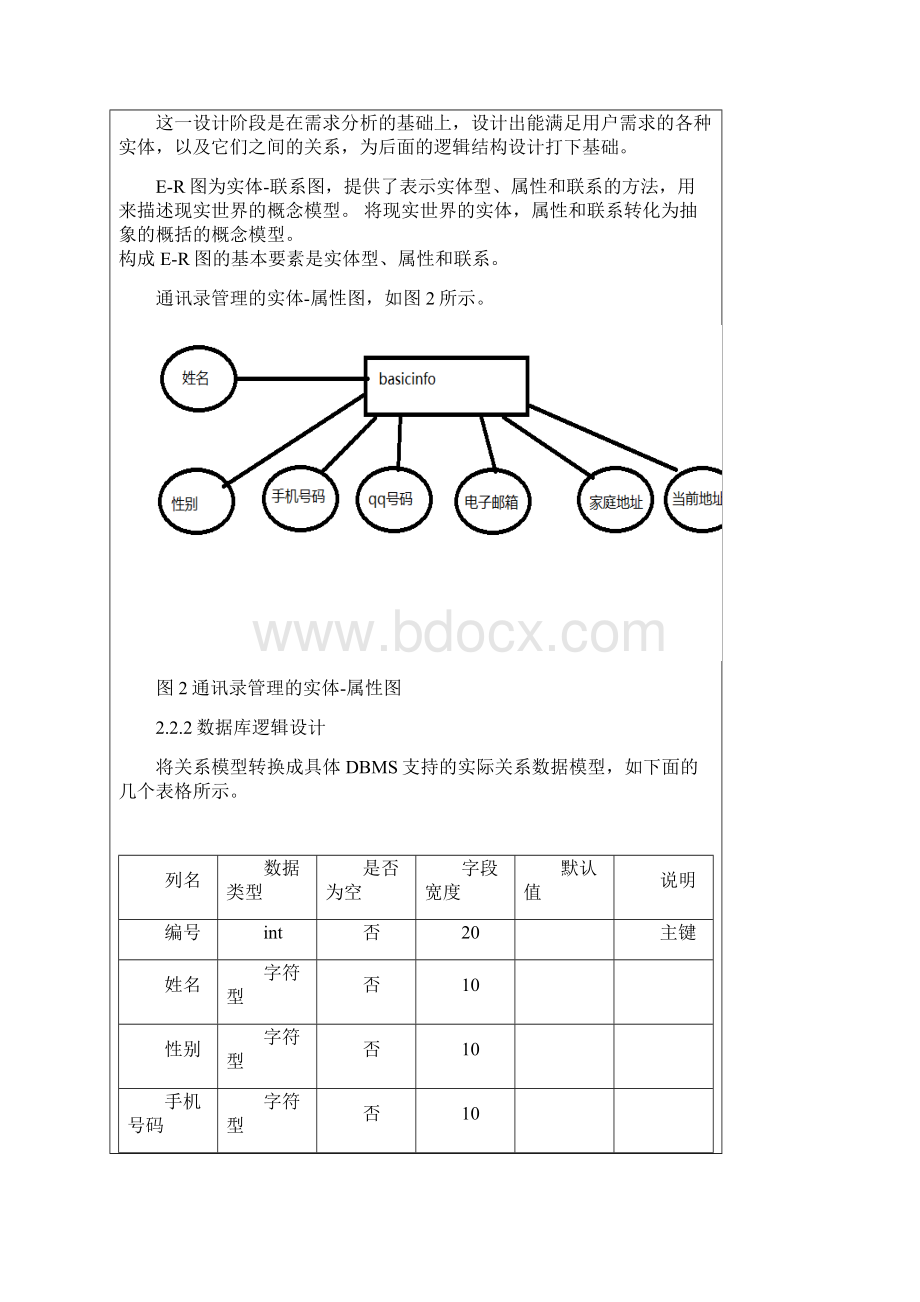 学生通讯录管理系统说明书Word文档格式.docx_第3页