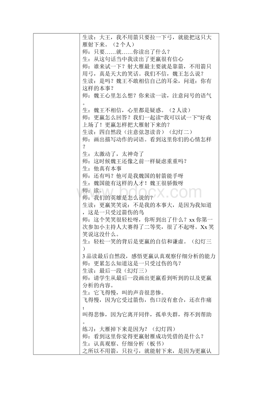 惊弓之鸟备课活动记录表1解析.docx_第3页