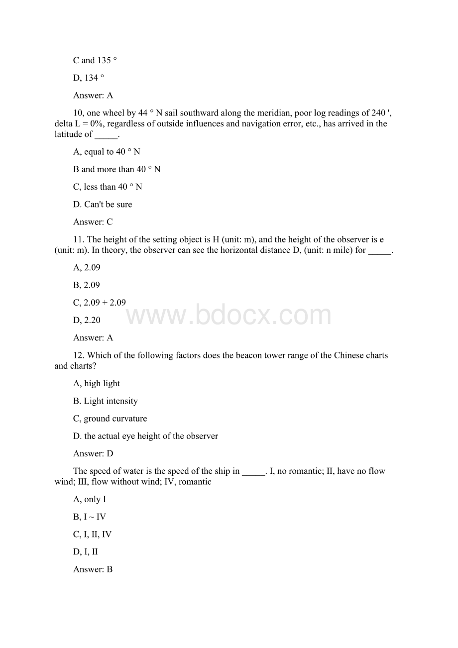 期航海学二三副Fortyfour voyages two and three.docx_第3页