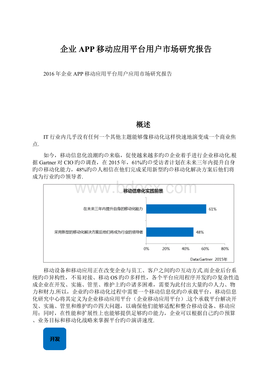 企业APP移动应用平台用户市场研究报告Word格式.docx_第1页