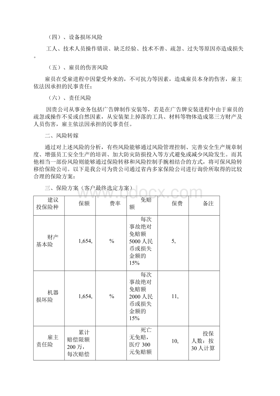 印刷厂保险建议书Word文档格式.docx_第2页