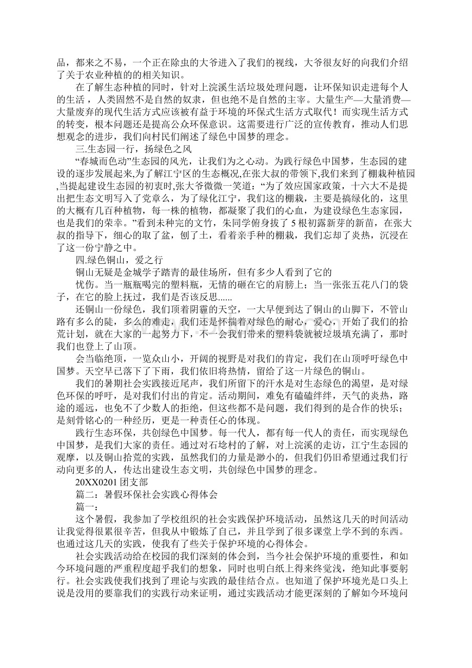 环保暑期社会实践总结.docx_第2页