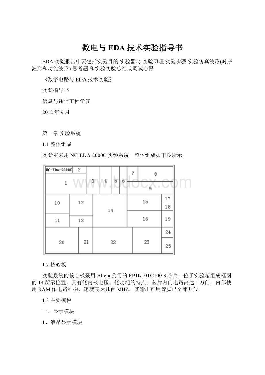 数电与EDA技术实验指导书.docx