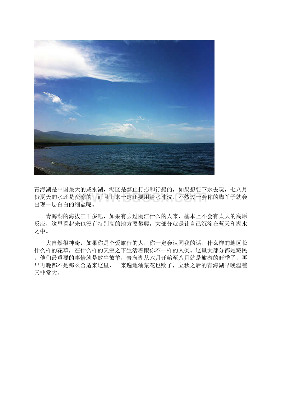 绽放分享青海湖文档格式.docx_第3页