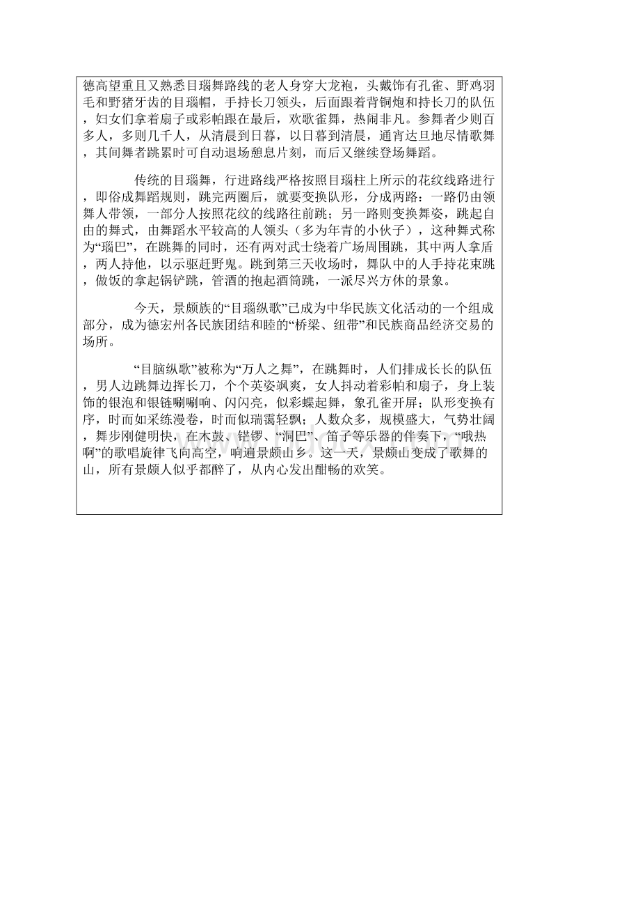 德宏印象景颇族的目瑙纵歌.docx_第2页