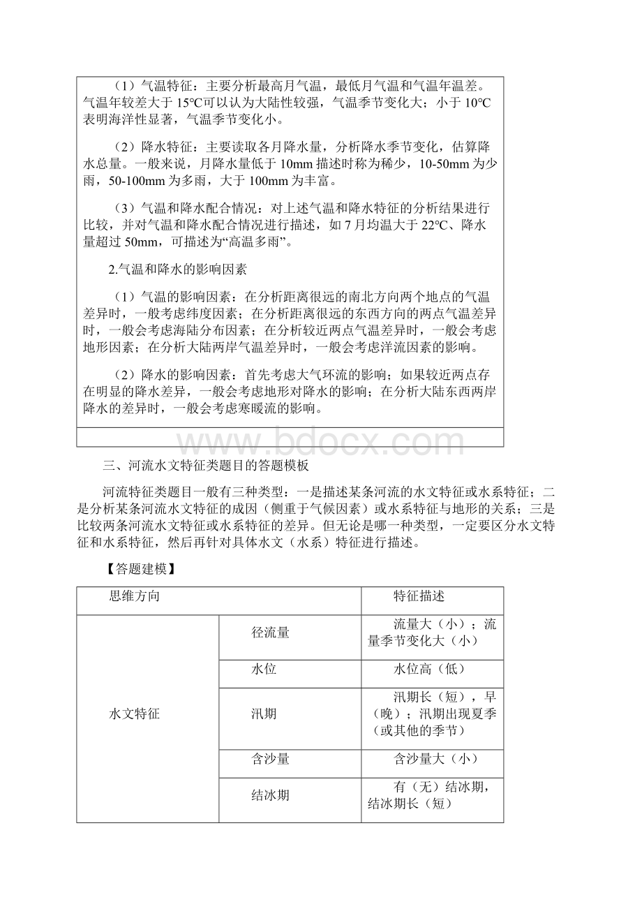 备战高考高考地理规范答题模板18种Word文档格式.docx_第2页