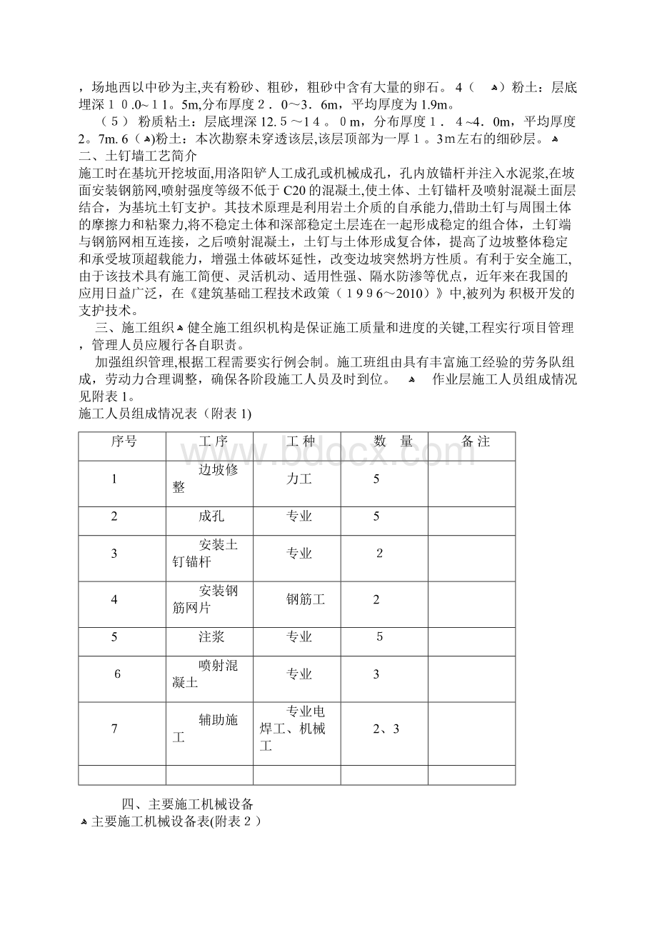 基坑土钉墙支护施工方案5完整.docx_第2页