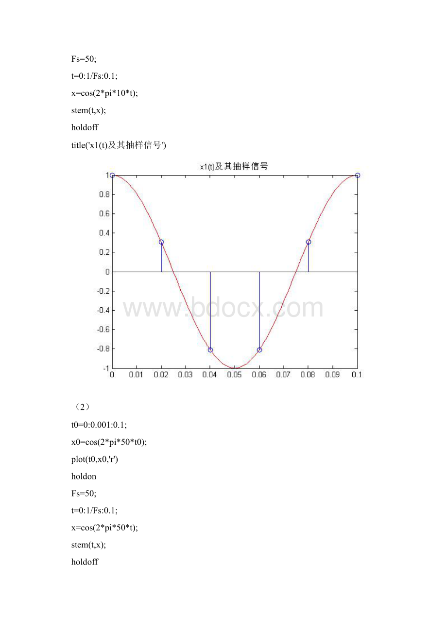 实验四 时域抽样与频域抽样.docx_第2页