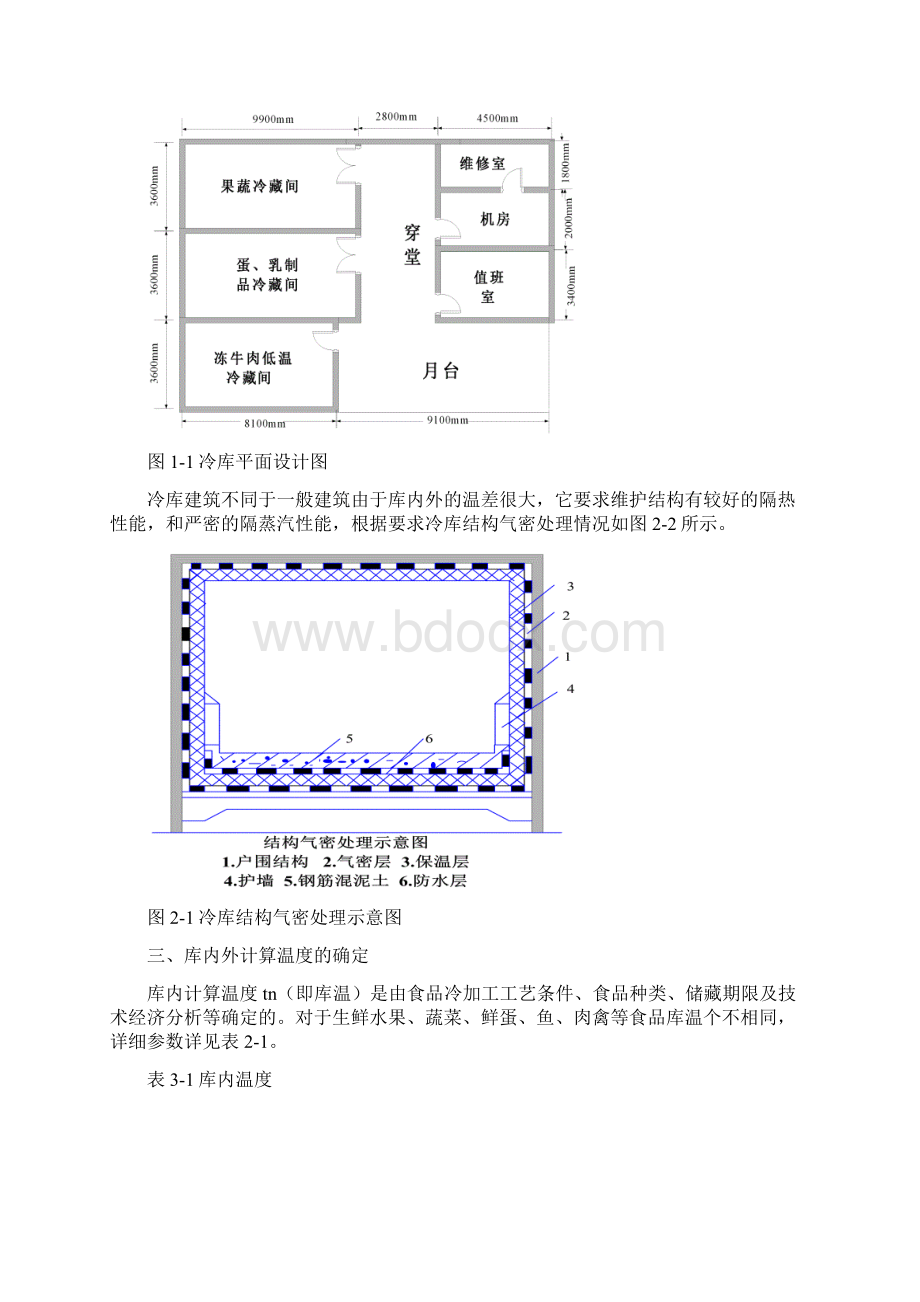 果蔬肉类45T冷库设计资料文档格式.docx_第3页