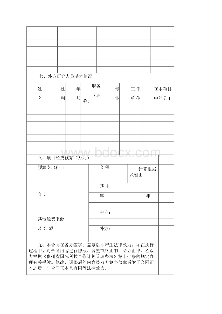 贵州国际科技合作重点项目计划项目合同书.docx_第2页