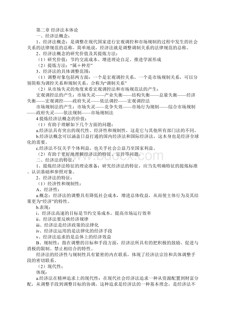 自考《经济法概论法律类》复习必读知识点.docx_第2页