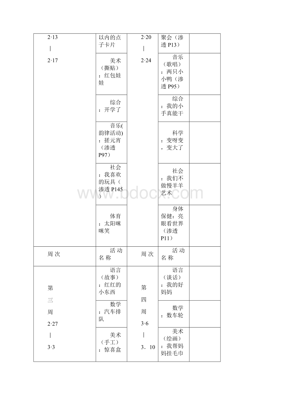 小班下教学计划安排Word下载.docx_第3页