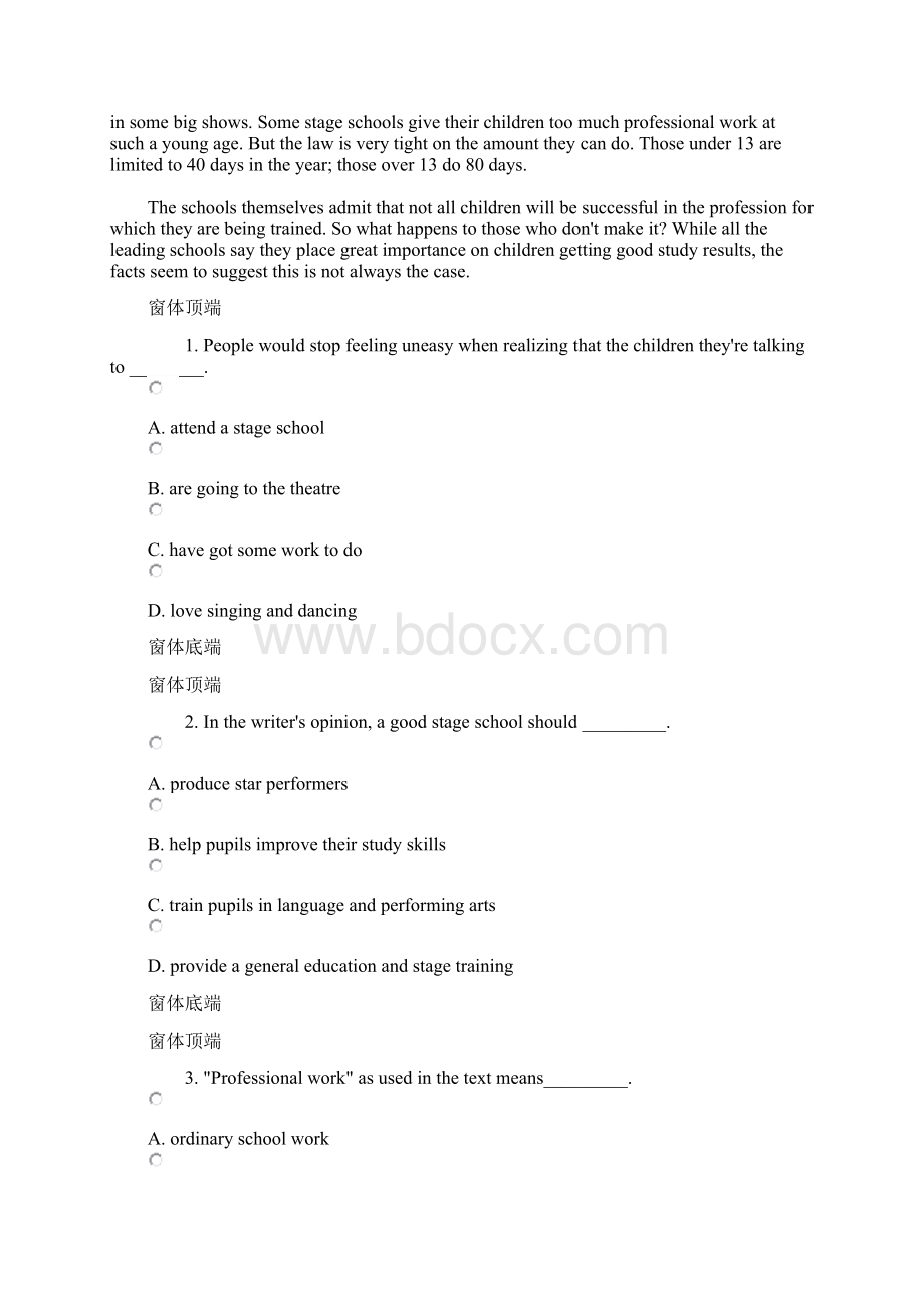 推荐高一英语阅读理解Word格式.docx_第3页