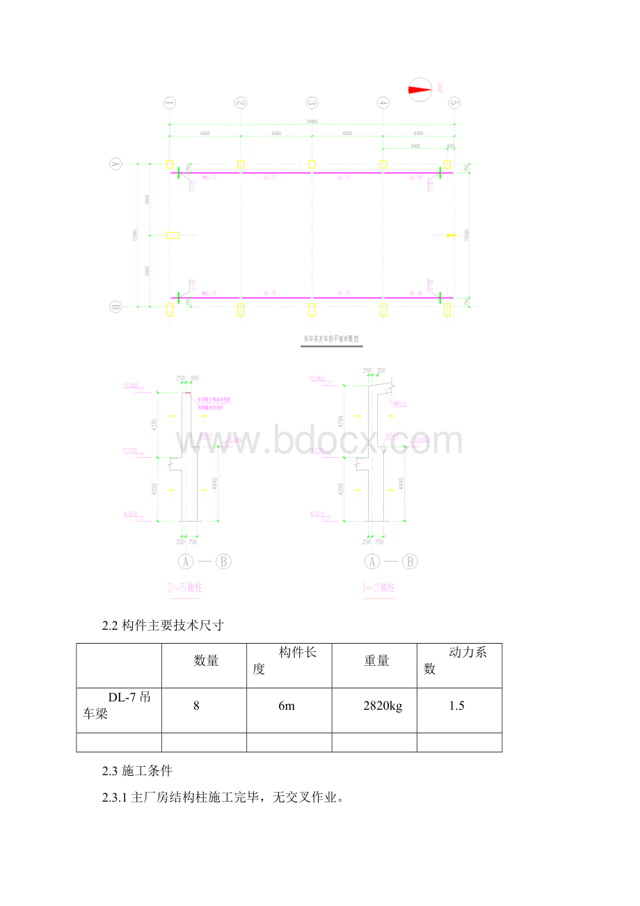 热电主厂房吊车梁吊装方案.docx_第2页