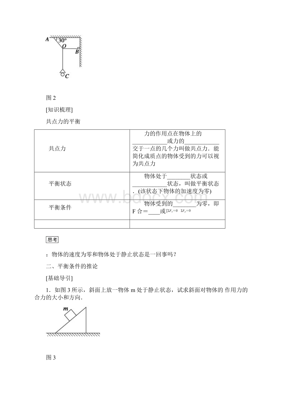 届高三人教版物理一轮复习专题突破2共点力的平衡及应用.docx_第2页