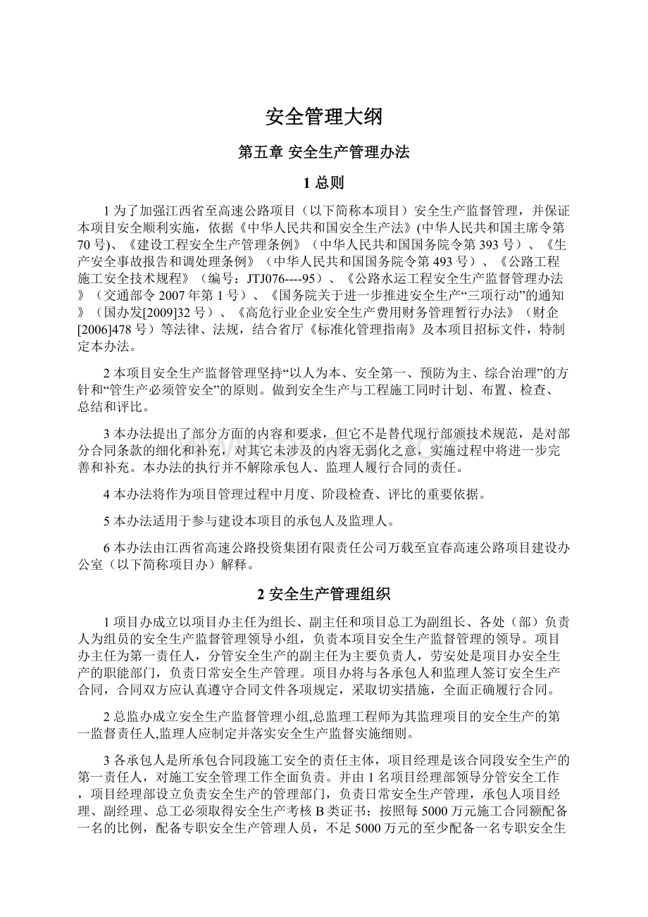 安全管理大纲.docx_第1页