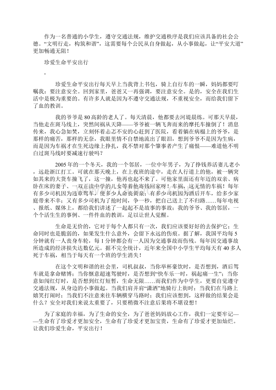 关爱生命安全出行.docx_第2页