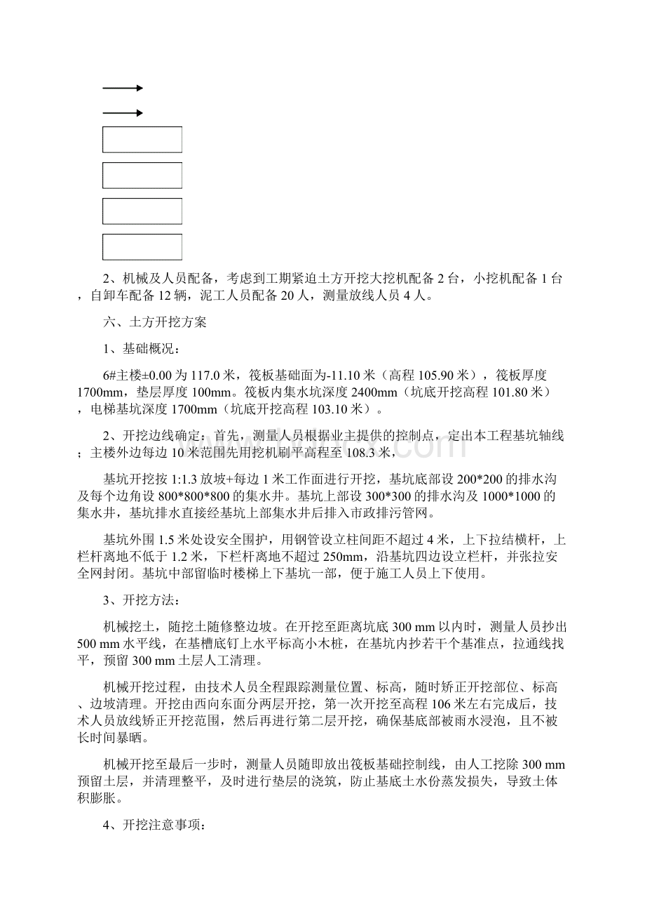 土方开挖专项施工方案6#楼Word文件下载.docx_第3页