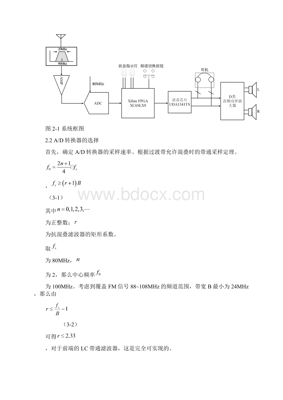 FM全数字接收机成信雷达队论坛版Word下载.docx_第2页