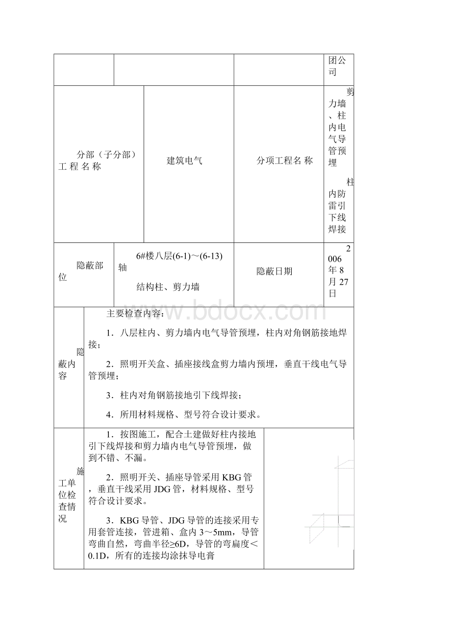 水电隐蔽工程验收记录范例Word文档下载推荐.docx_第3页