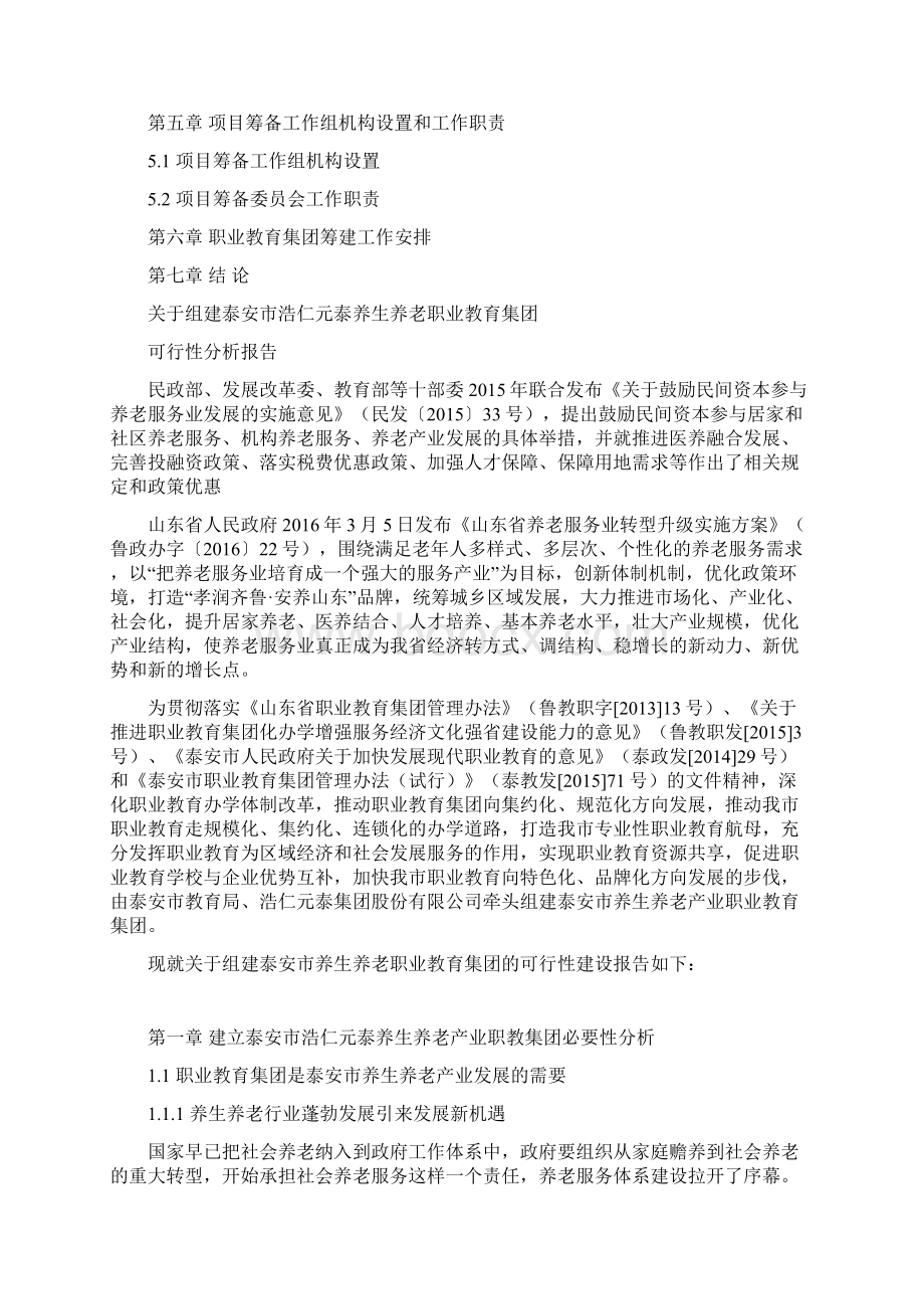 职业教育集团可行性报告浩仁元泰.docx_第2页