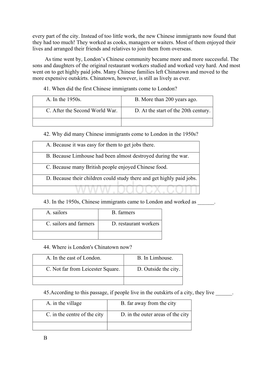 广州XX学校九年级上第一次月考英语试题含答案Word文档格式.docx_第3页