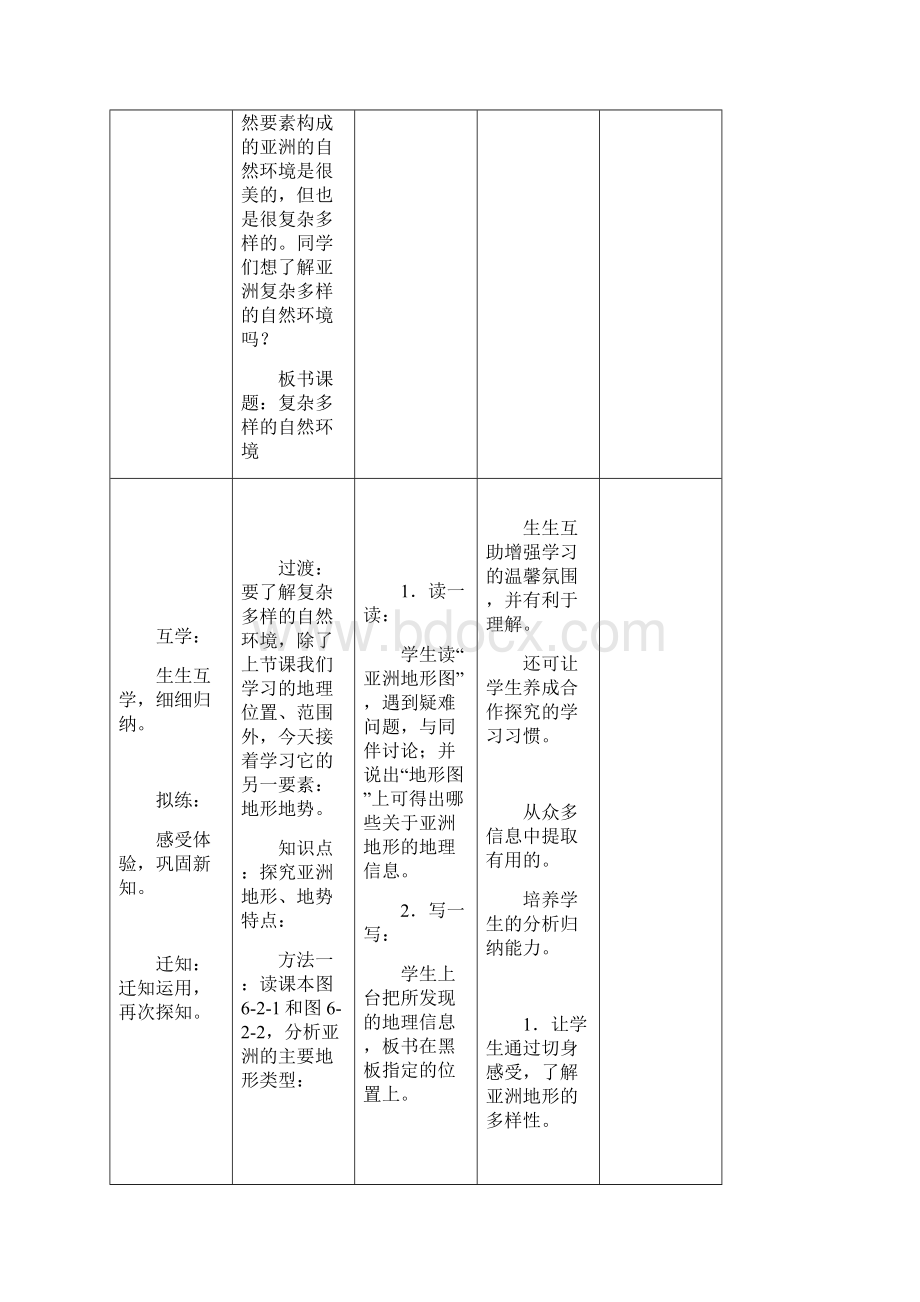 复杂多样的自然环境教Word文档下载推荐.docx_第2页