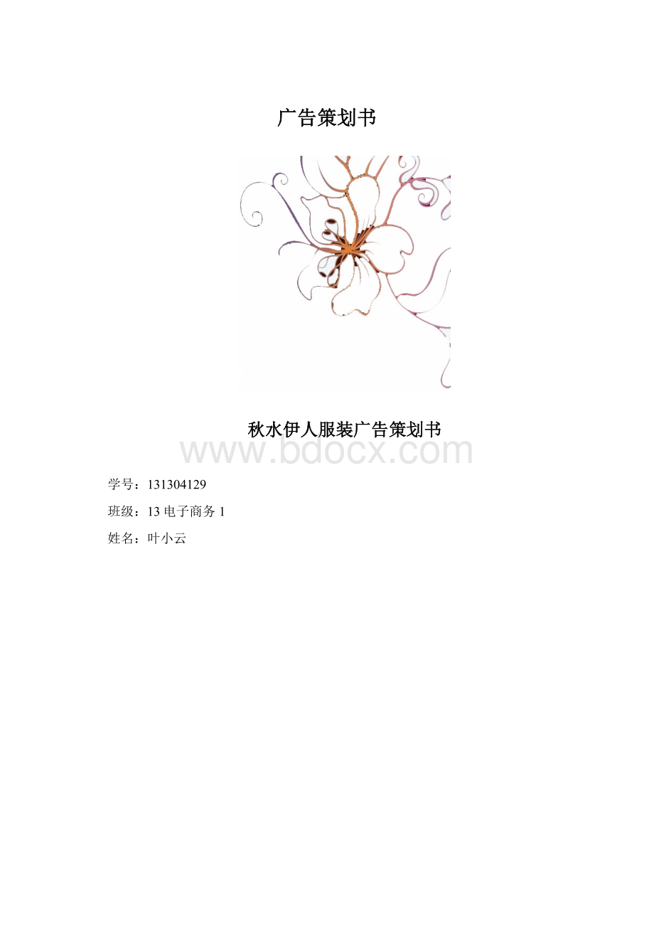 广告策划书Word文档格式.docx_第1页