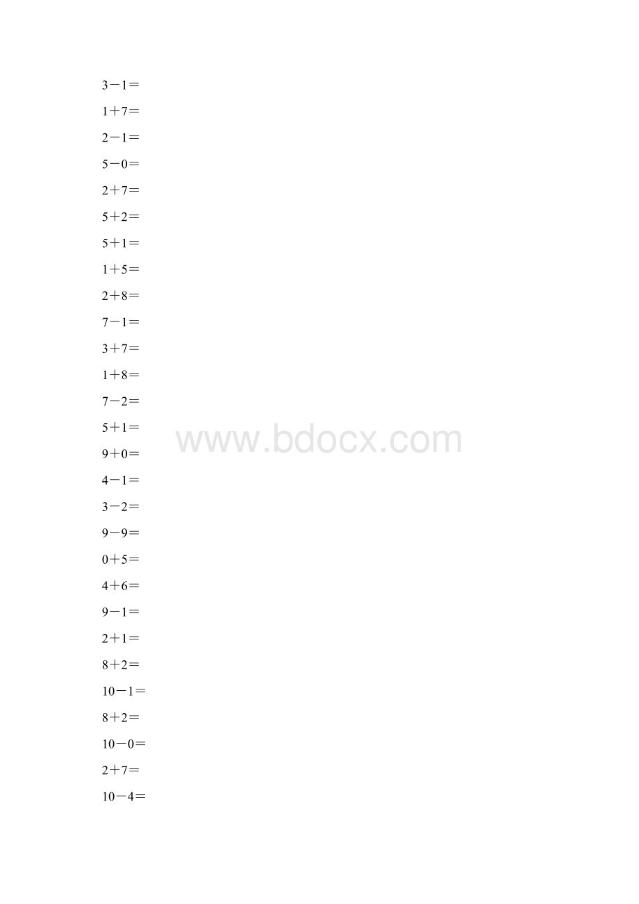 10以内加减综合口算题1000道Word格式文档下载.docx_第2页