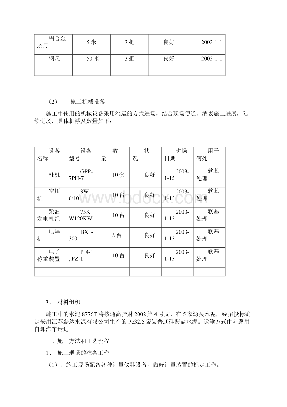 350高速公路施工组织设计方案公路粉喷桩.docx_第2页