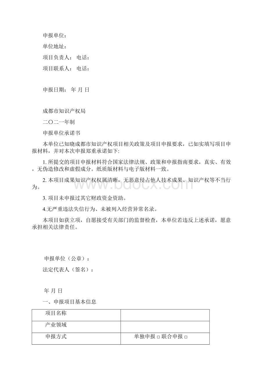 高价值专利培育中心资助项目申报指南模板.docx_第3页