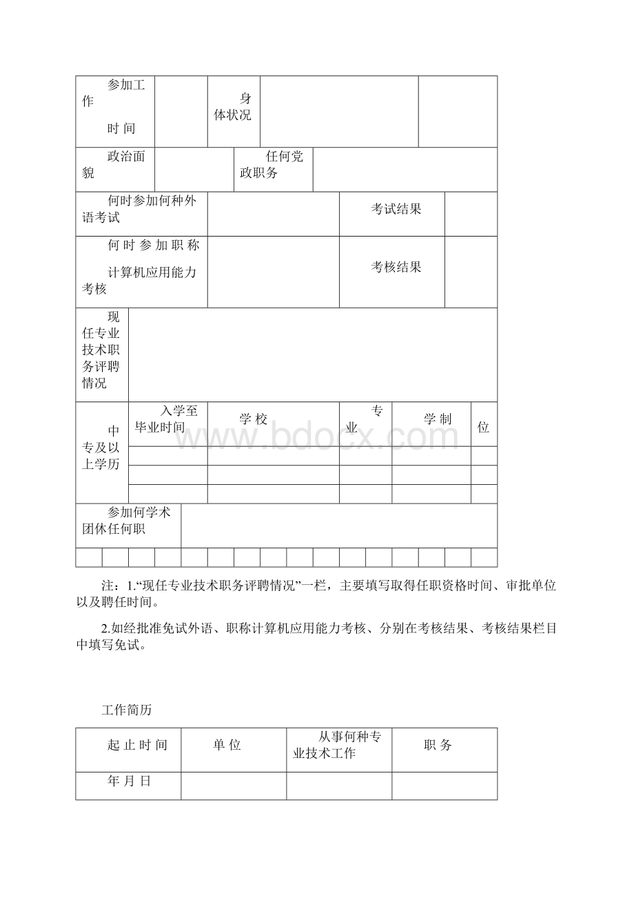 专业技术职务任职资格评审表.docx_第2页