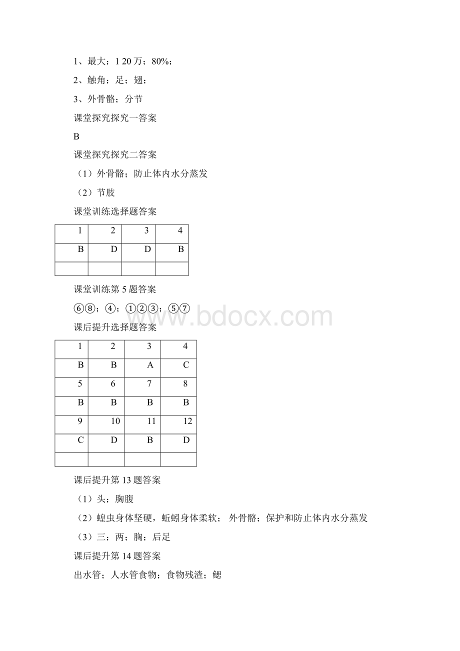 最新人教版八年级生物学法大视野答案文档格式.docx_第3页