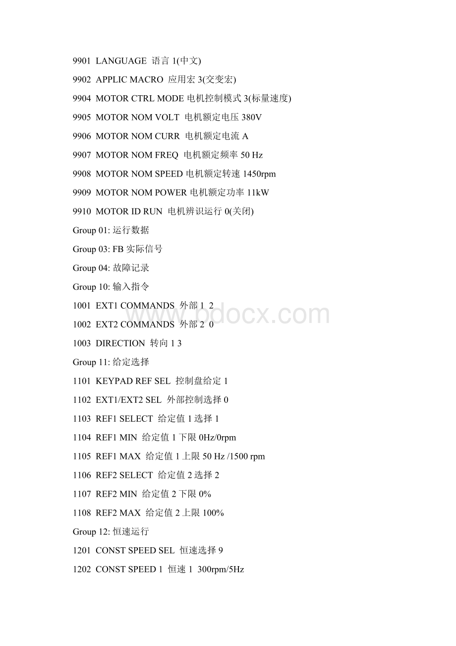 A 变频器参数及正反转设置Word格式.docx_第2页