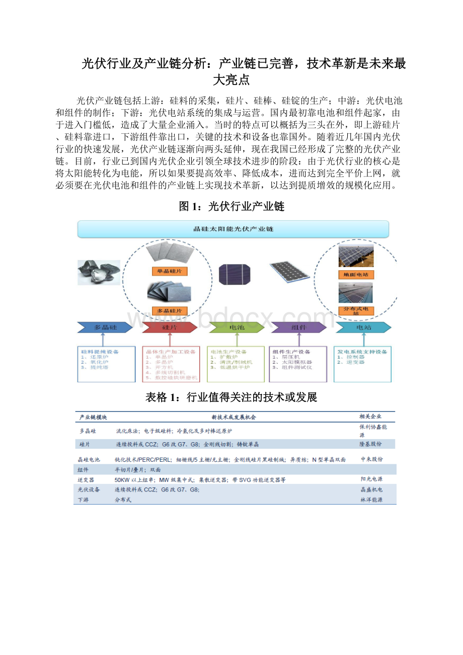 光伏行业及产业链调研展望分析报告.docx_第2页